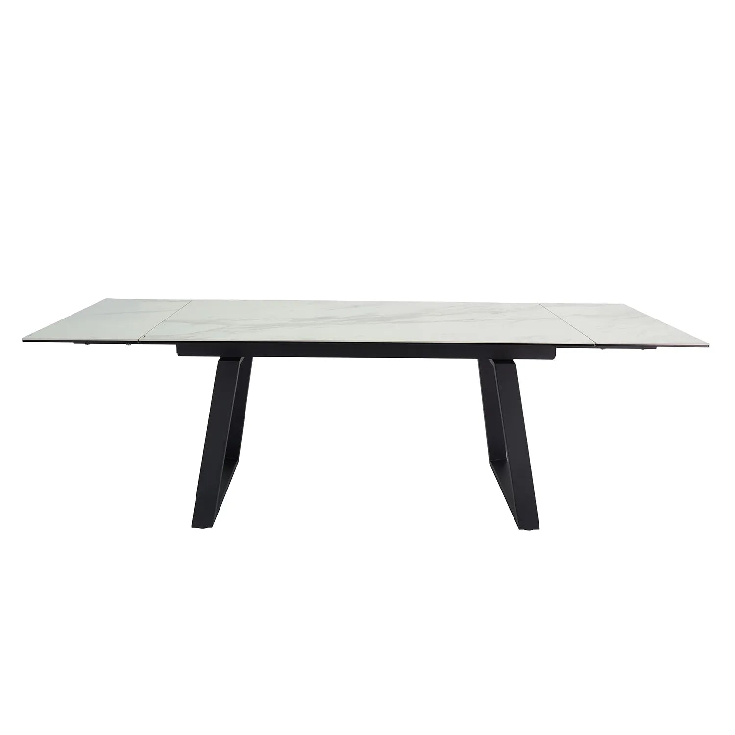 Maxwell White Large Ceramic Extending Dining Table