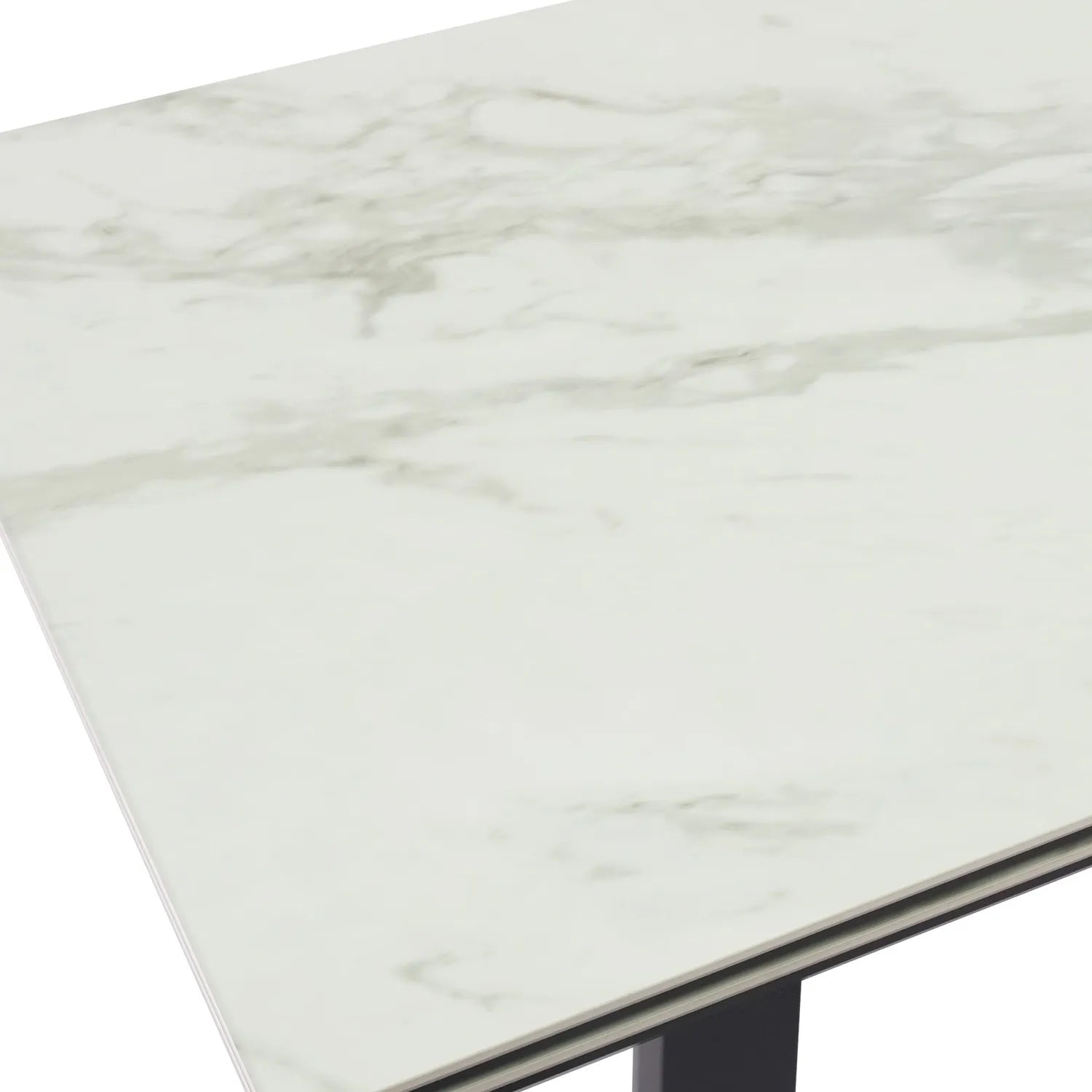 Maxwell White Large Ceramic Extending Dining Table