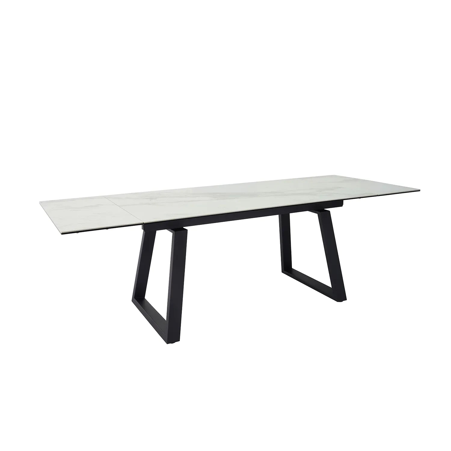 Maxwell White Large Ceramic Extending Dining Table