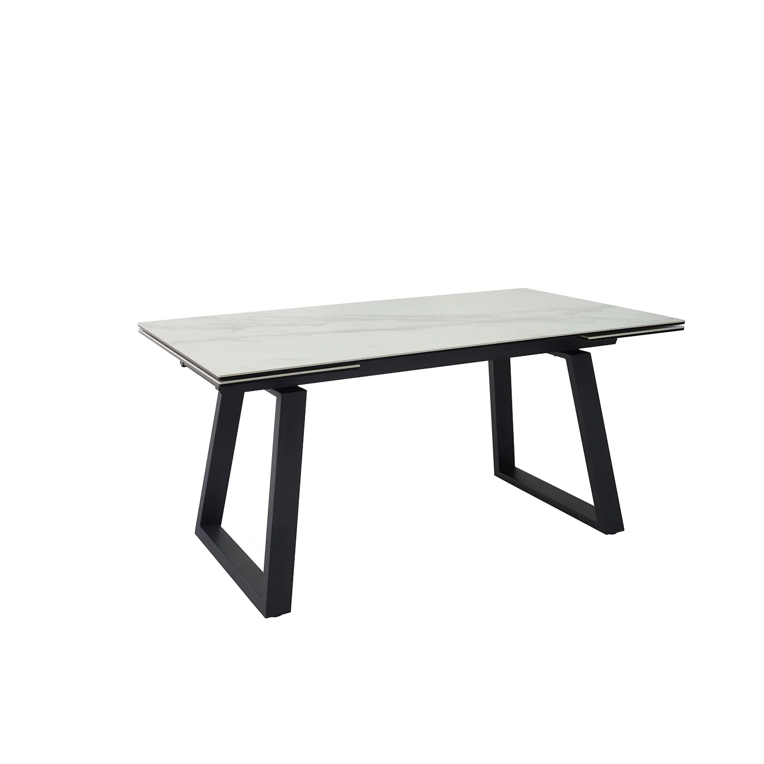 Maxwell White Large Ceramic Extending Dining Table