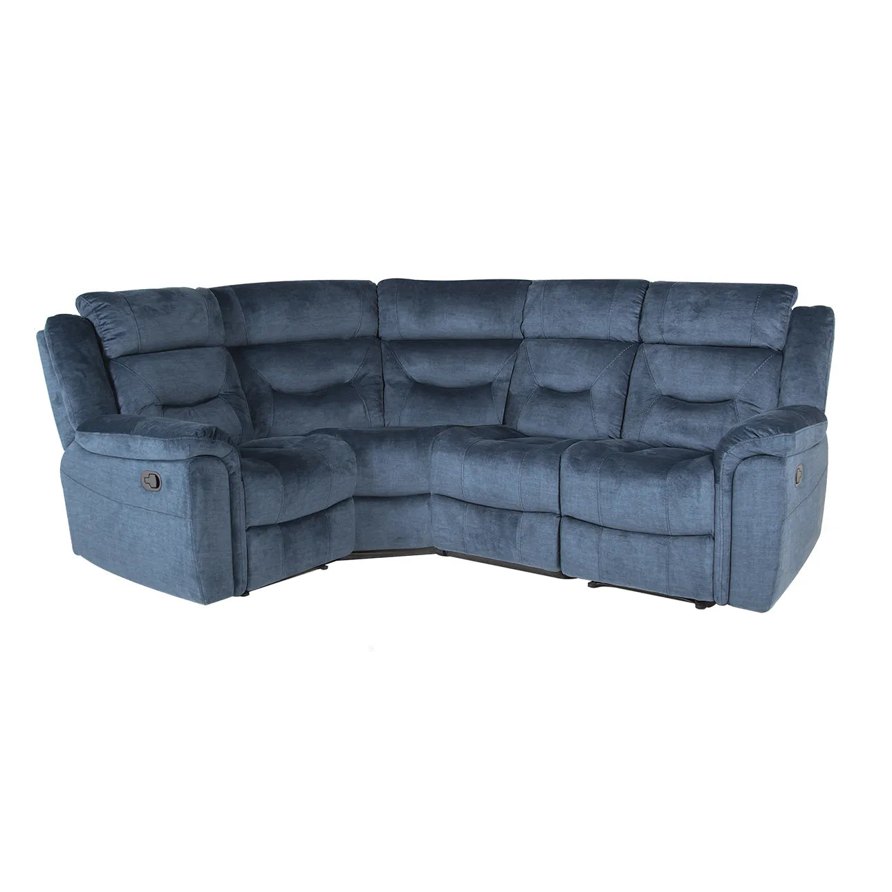 Dudley Fabric Sectional 4 Piece Corner Recliner Sofa