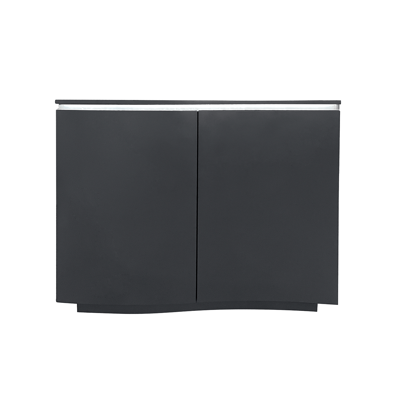 Delta 2 door Charcoal Sideboard With LED Light