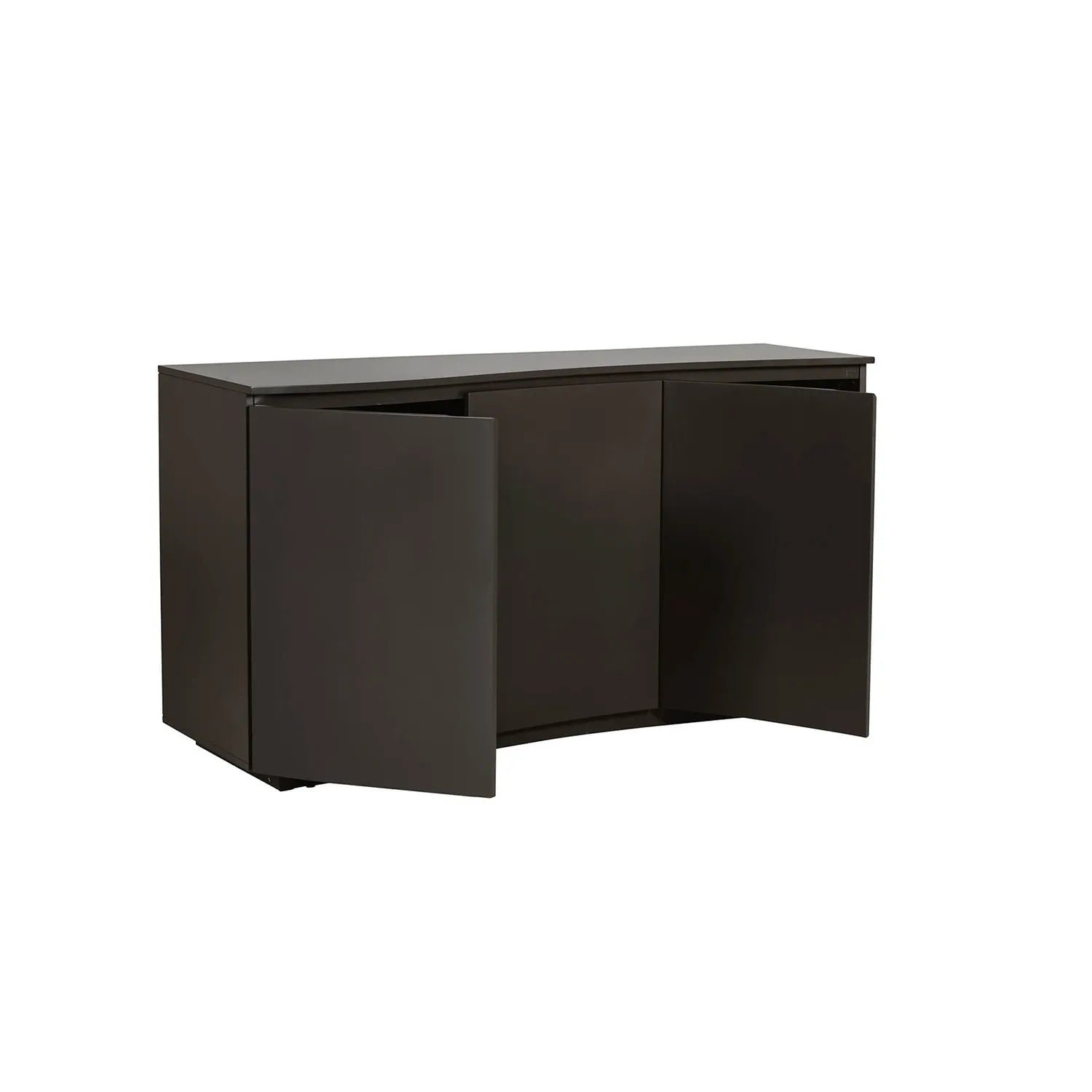 Delta 3 Door Charcoal Sideboard With LED Light