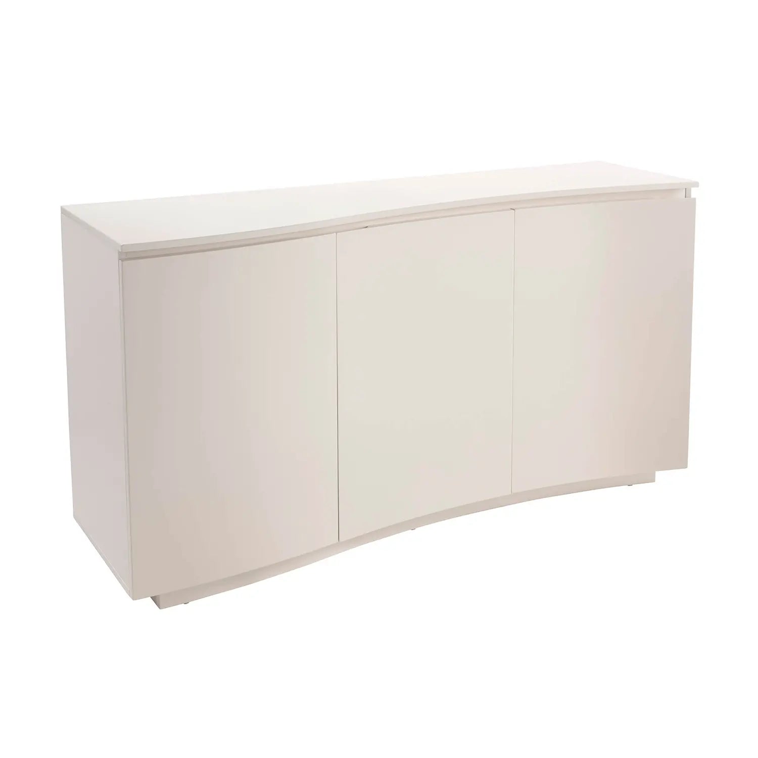 Delta 3 Door Greige Sideboard with LED Light