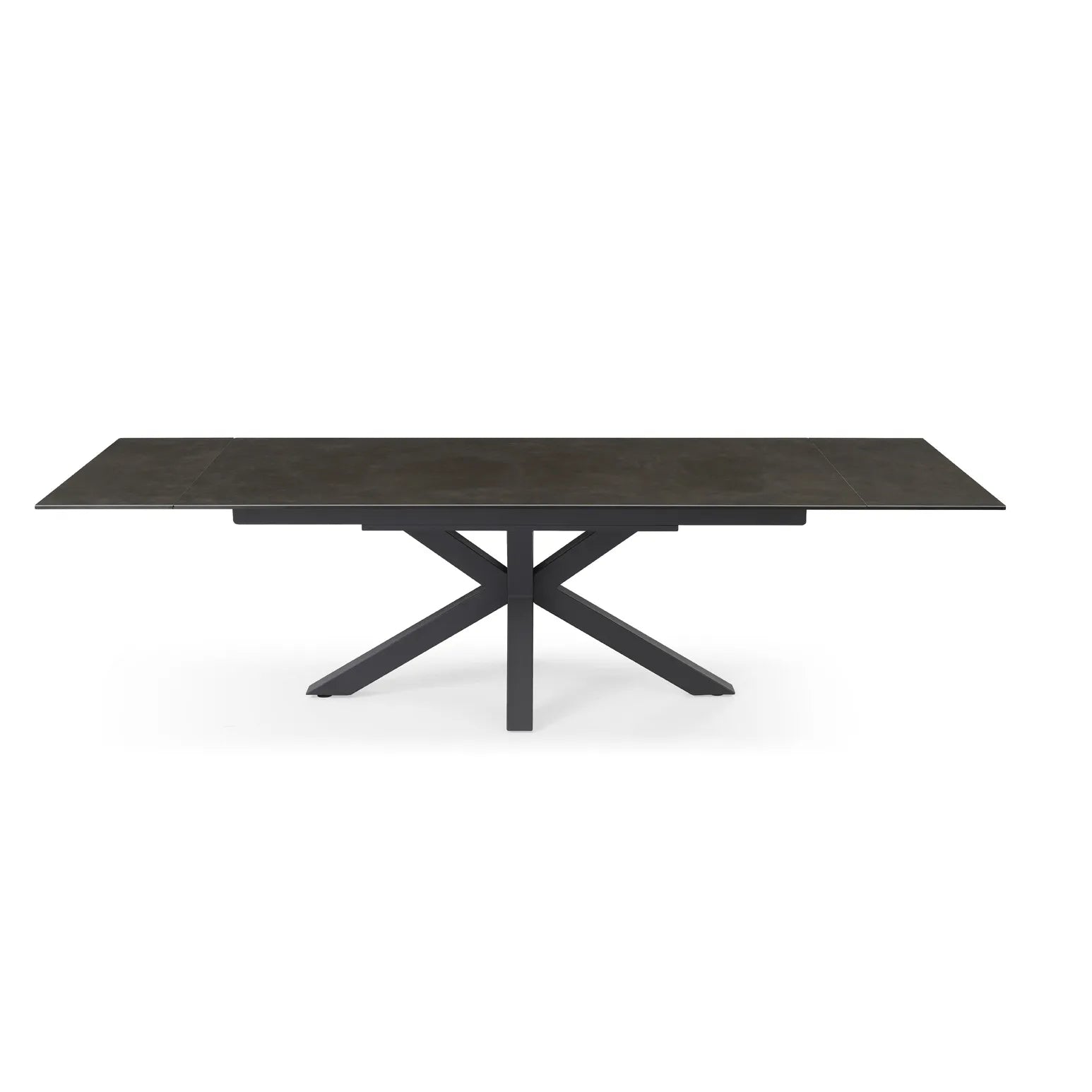 Kastonia 1.6M Massa Dark Grey Matte Extending Dining Table