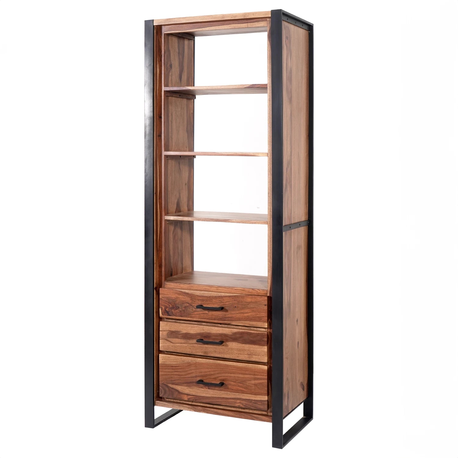 Earth Bookcase with Drawers