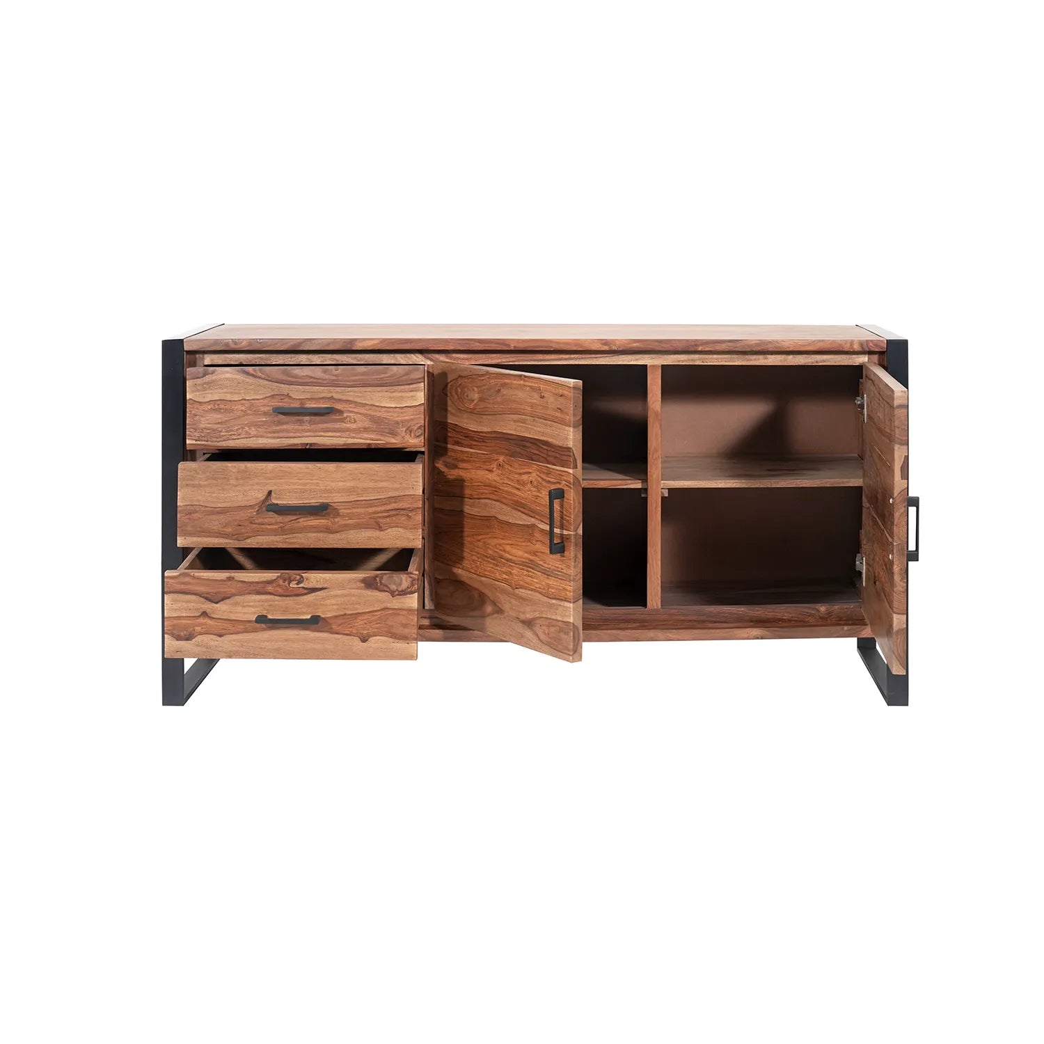 Hoxton Sheesham Large Industrail style Sideboard