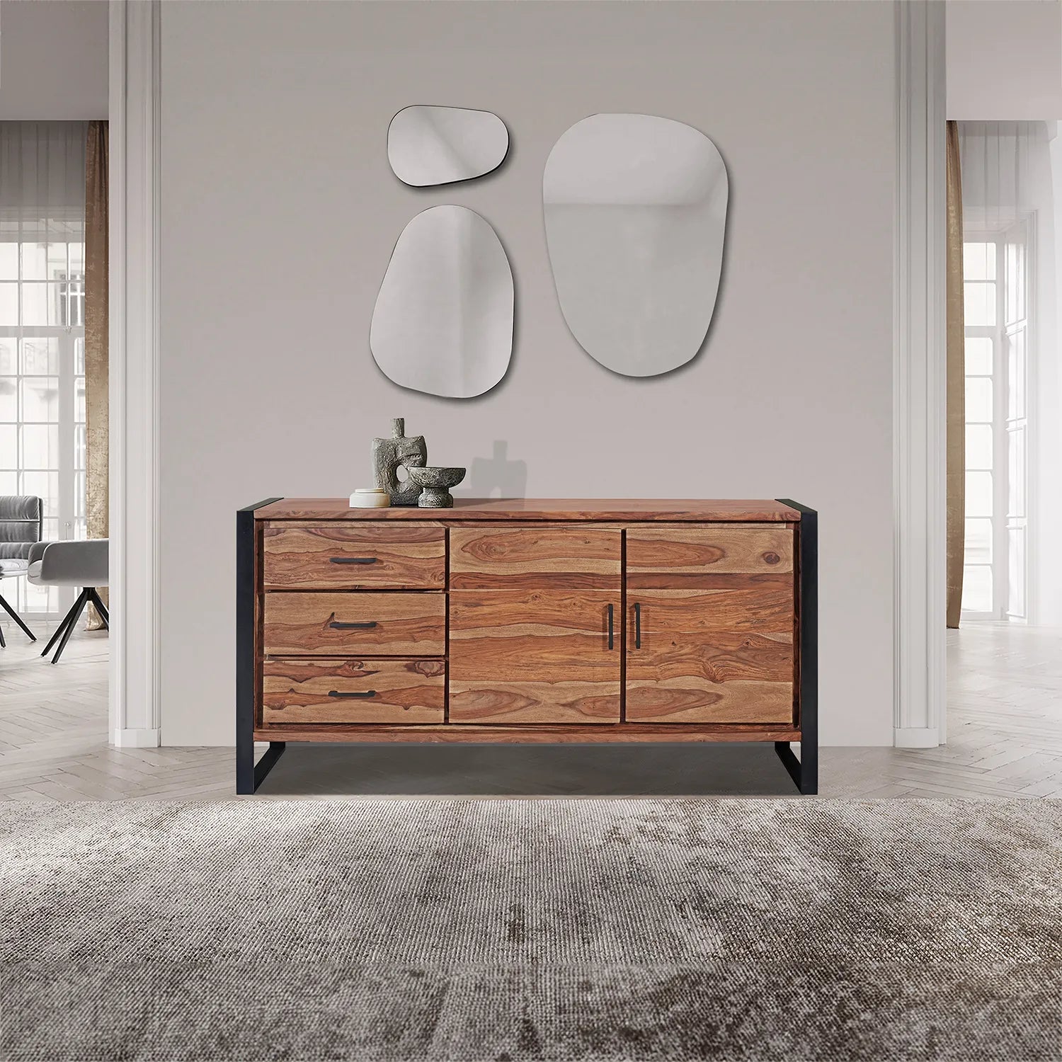 Earth Sheesham Large Sideboard