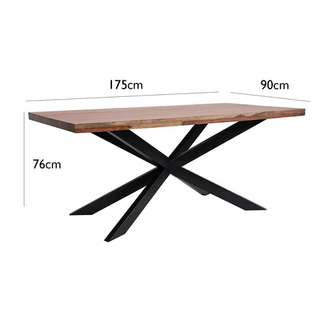 Industrial wooden Dining table