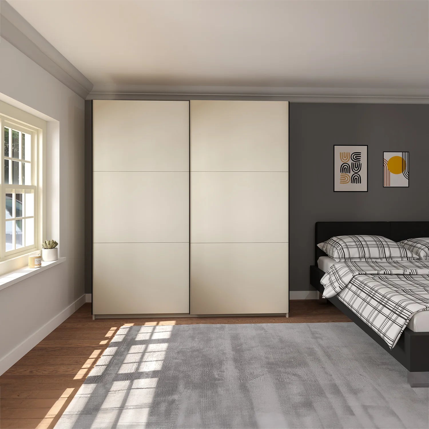 Eldon Cashmere Decor Sliding Door Wardrobe