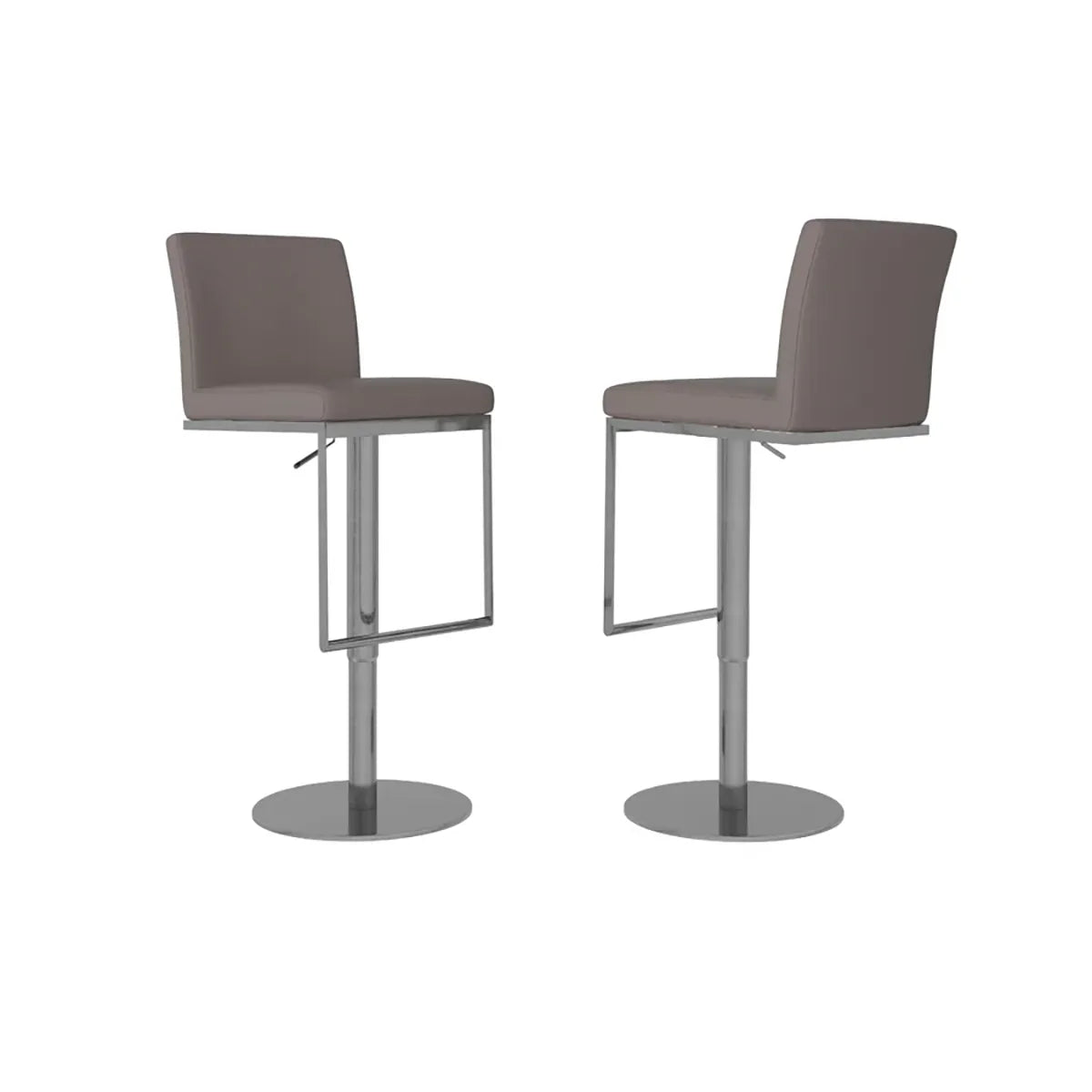 Enzo Leather Bar Stool - Set of 2