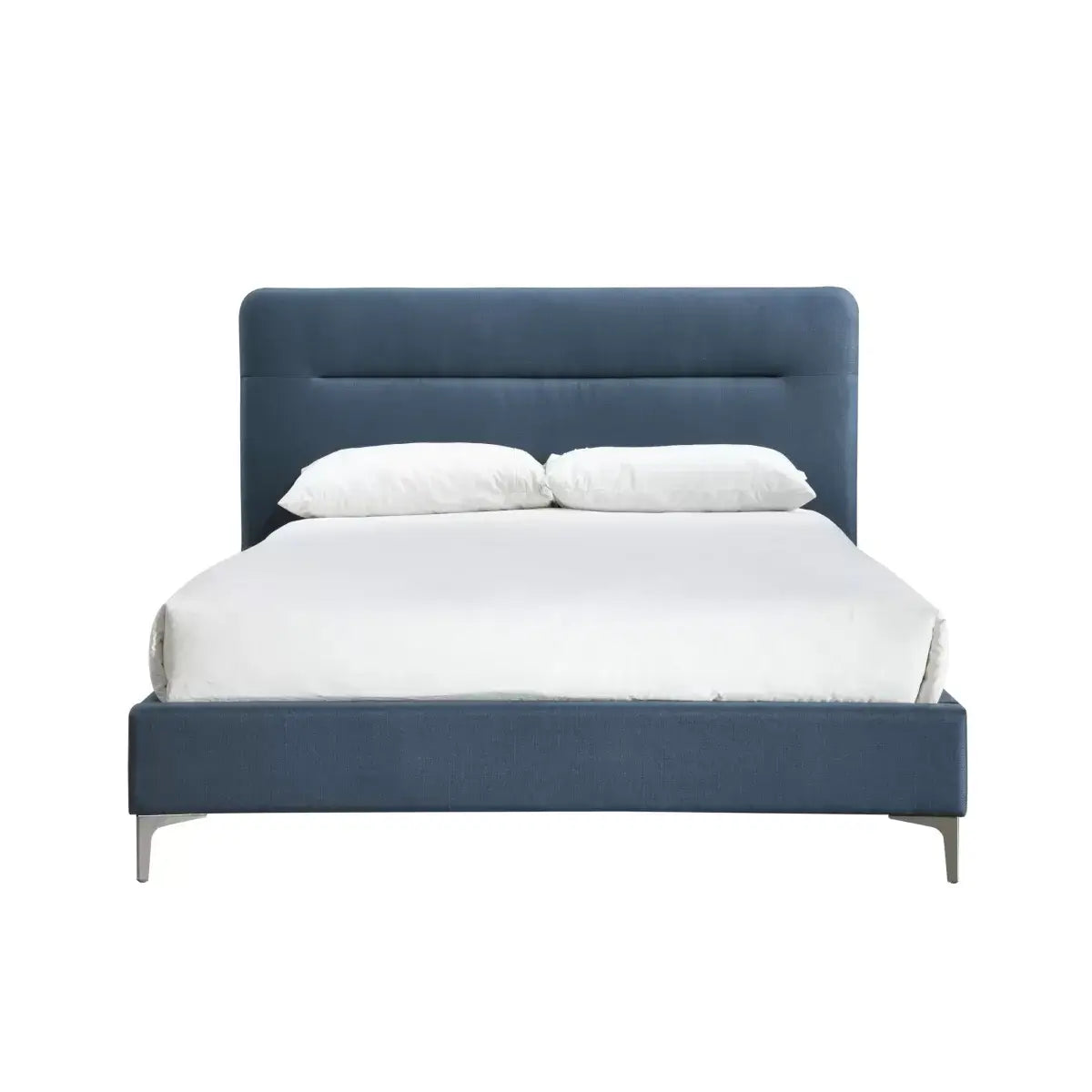 Finn Steel Blue Fabric Bed