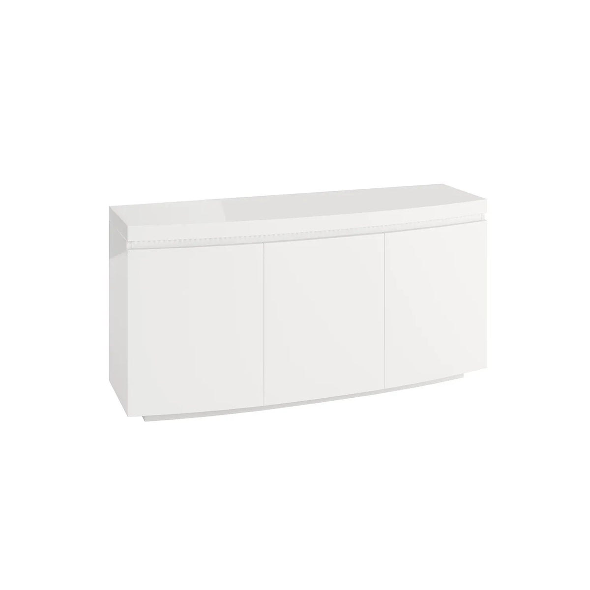 Fabian 3 Door White Sideboard with LED Light