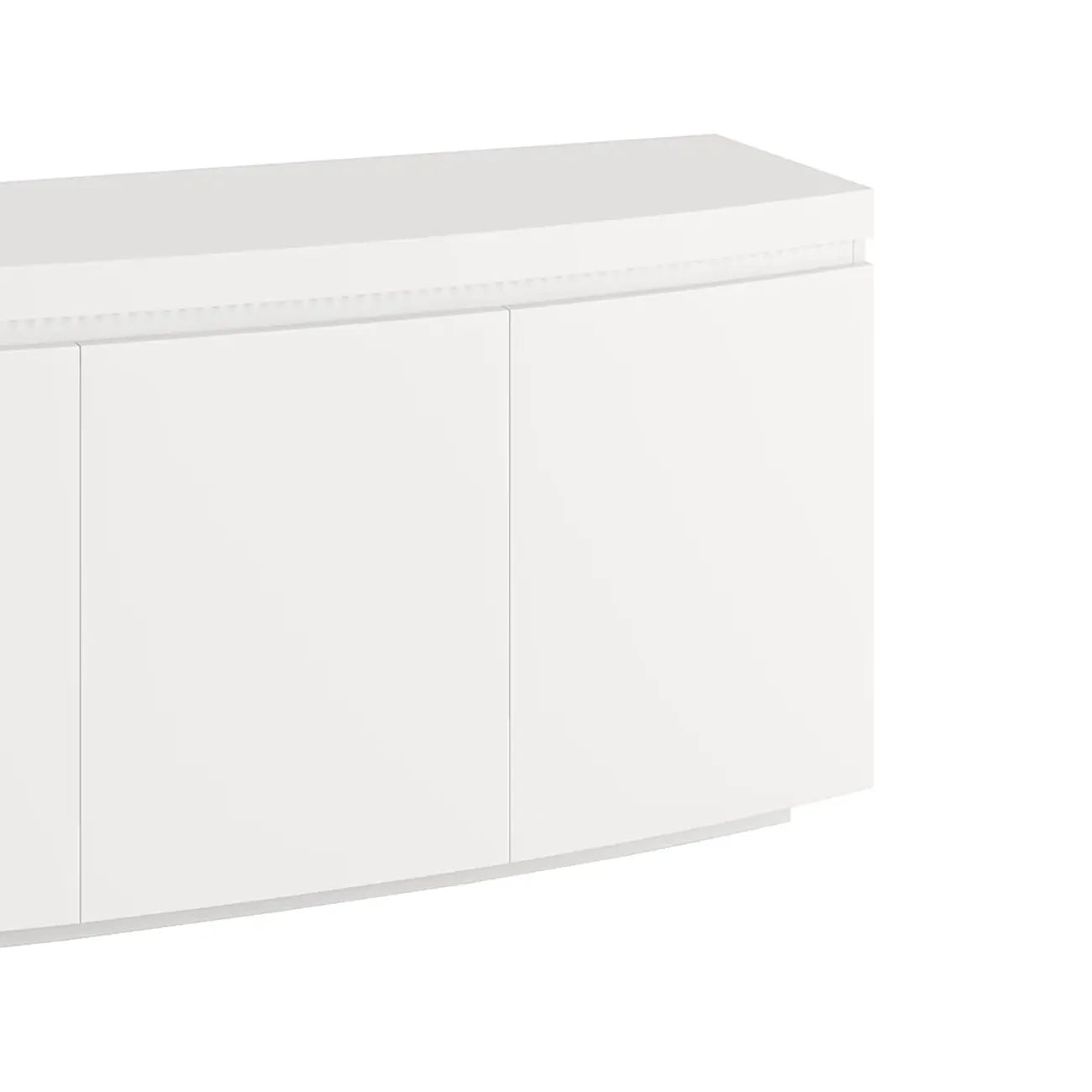 Fabian 3 Door White Sideboard with LED Light