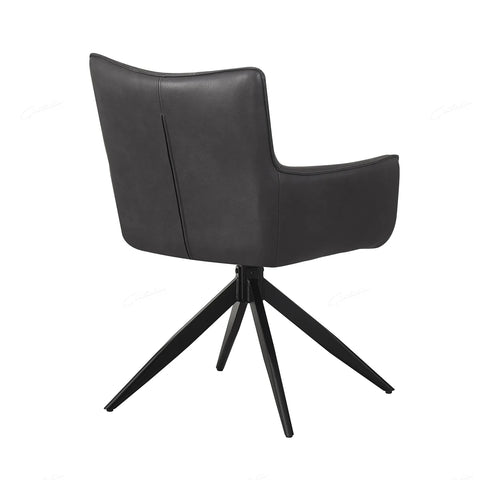 Grey Swivel Dining Chairs