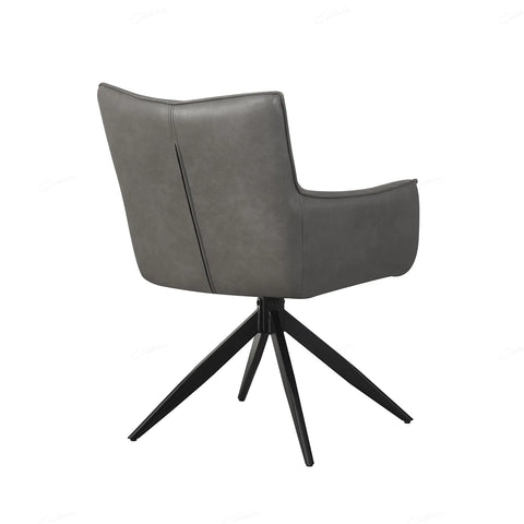 Modern Grey Swivel dining Chairs