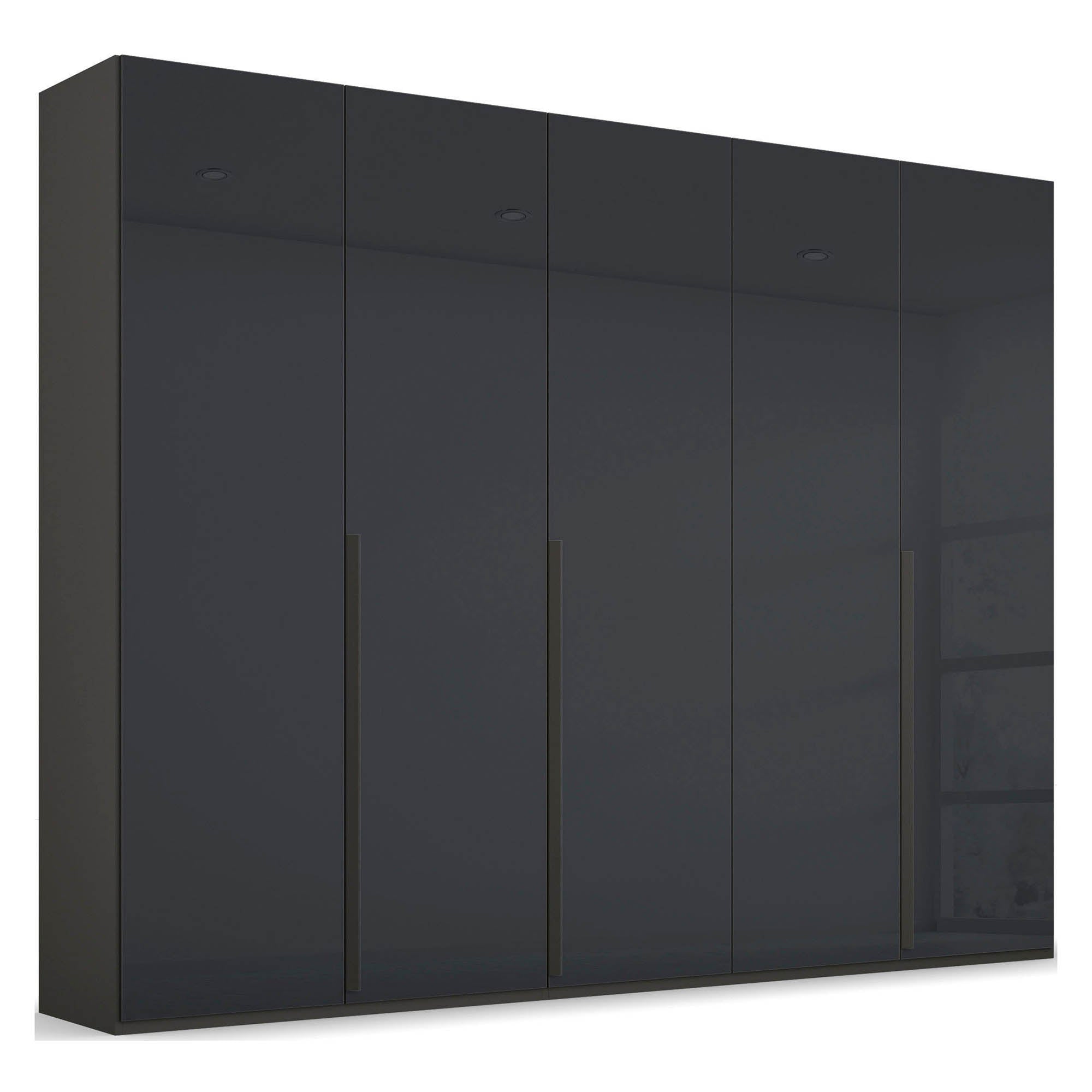 Frans 250cm 5 Door Glass Front Wardrobe