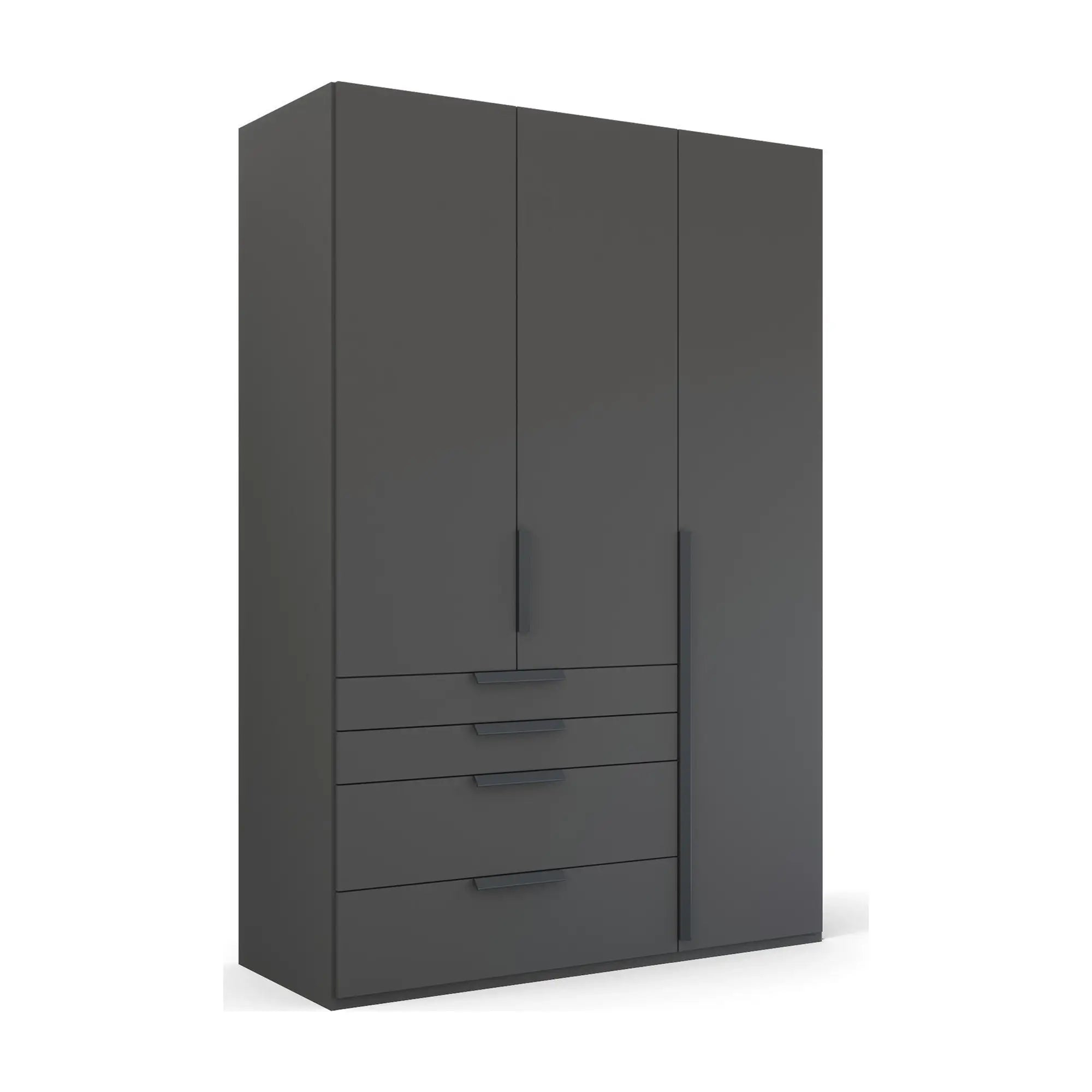 Frans 151cm Decor 3 Door Wardrobe With Drawers