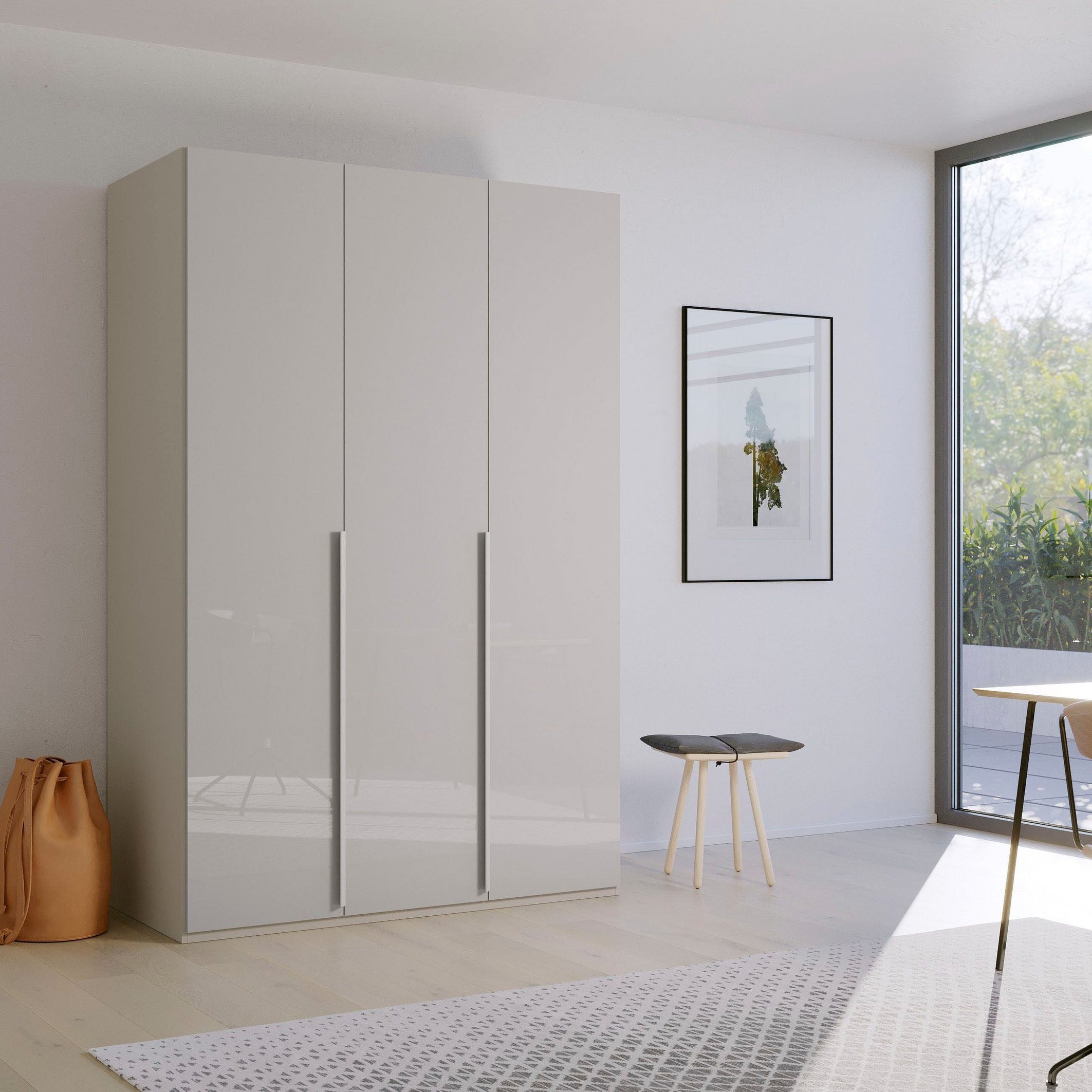 Rauch Frans 151cm Glass 3 Door Wardrobe