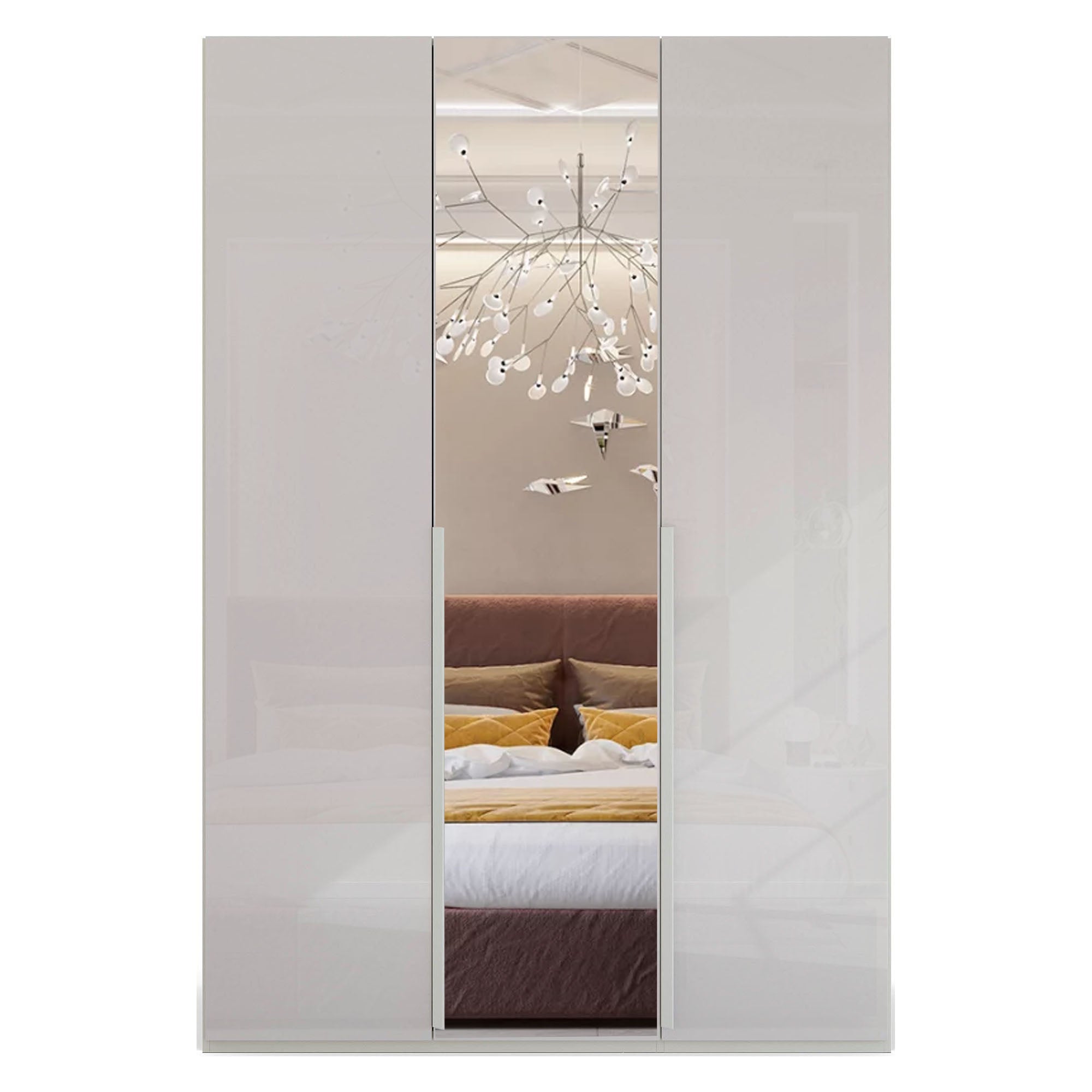 Rauch Frans 151cm Glass 3 Door Wardrobe