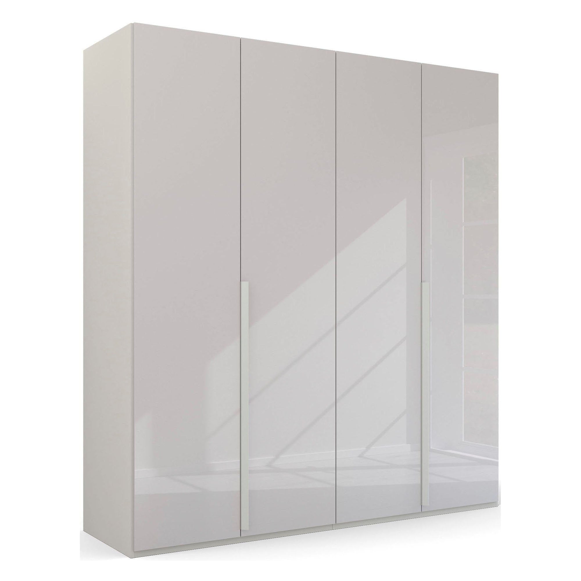 Frans 200cm Glass Front 4 Door Wardrobe