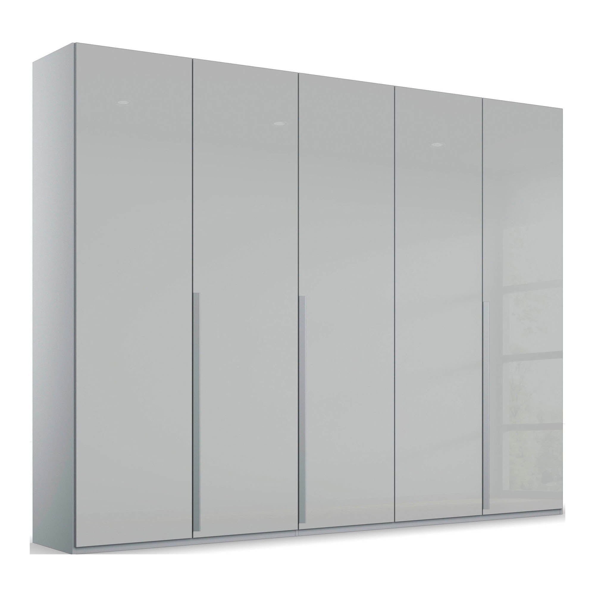 Frans 250cm 5 Door Glass Front Wardrobe