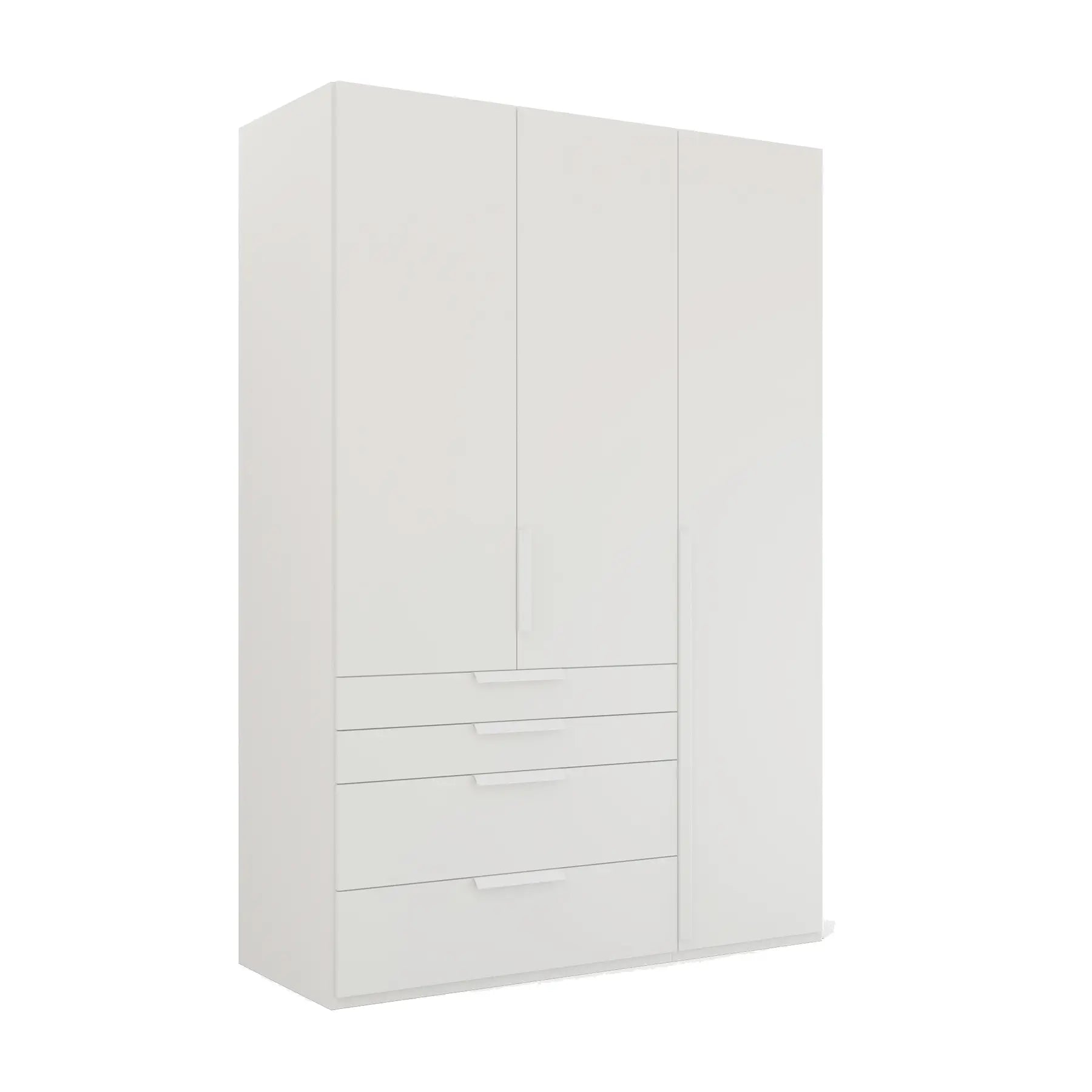 Frans 151cm Decor 3 Door Wardrobe With Drawers