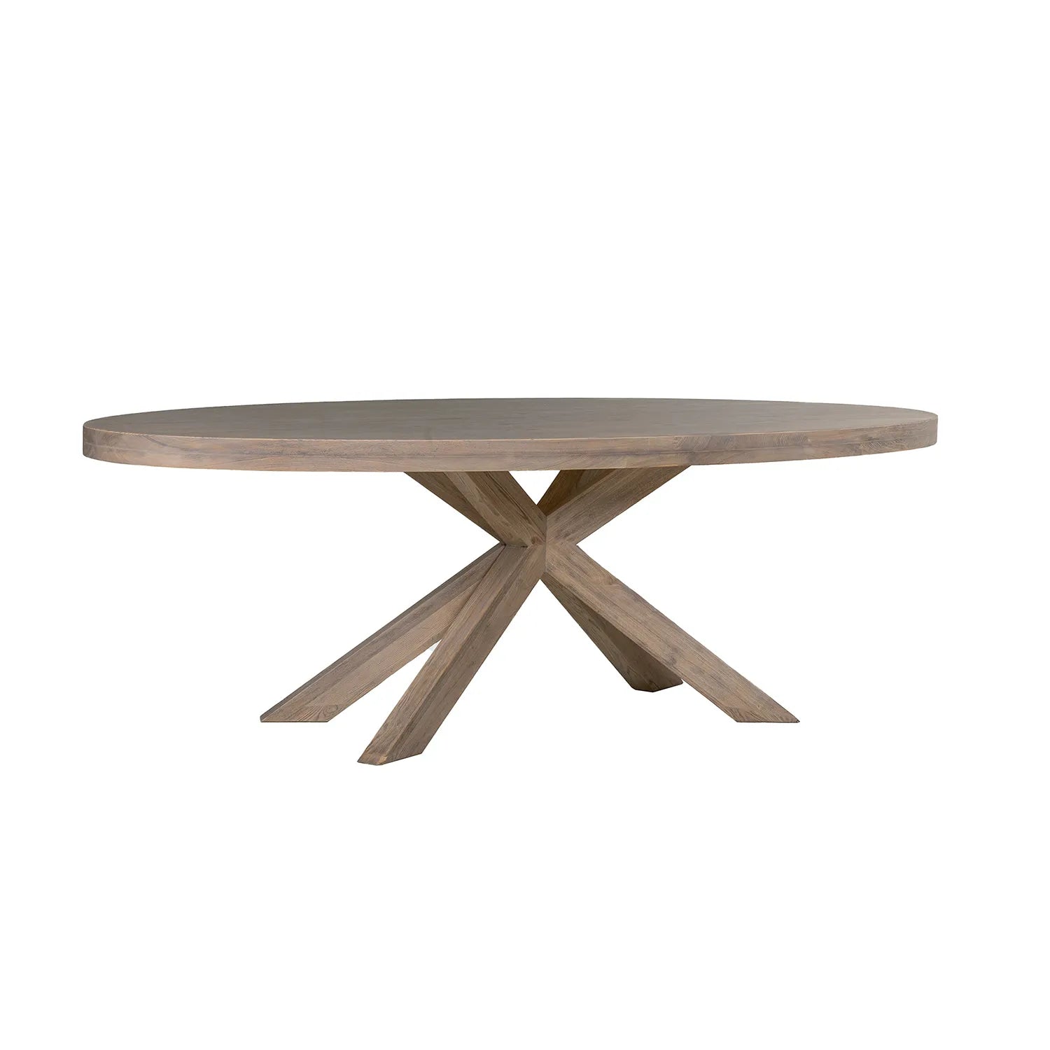 Feltz Smoked Oak 190cm Oval Dining Table