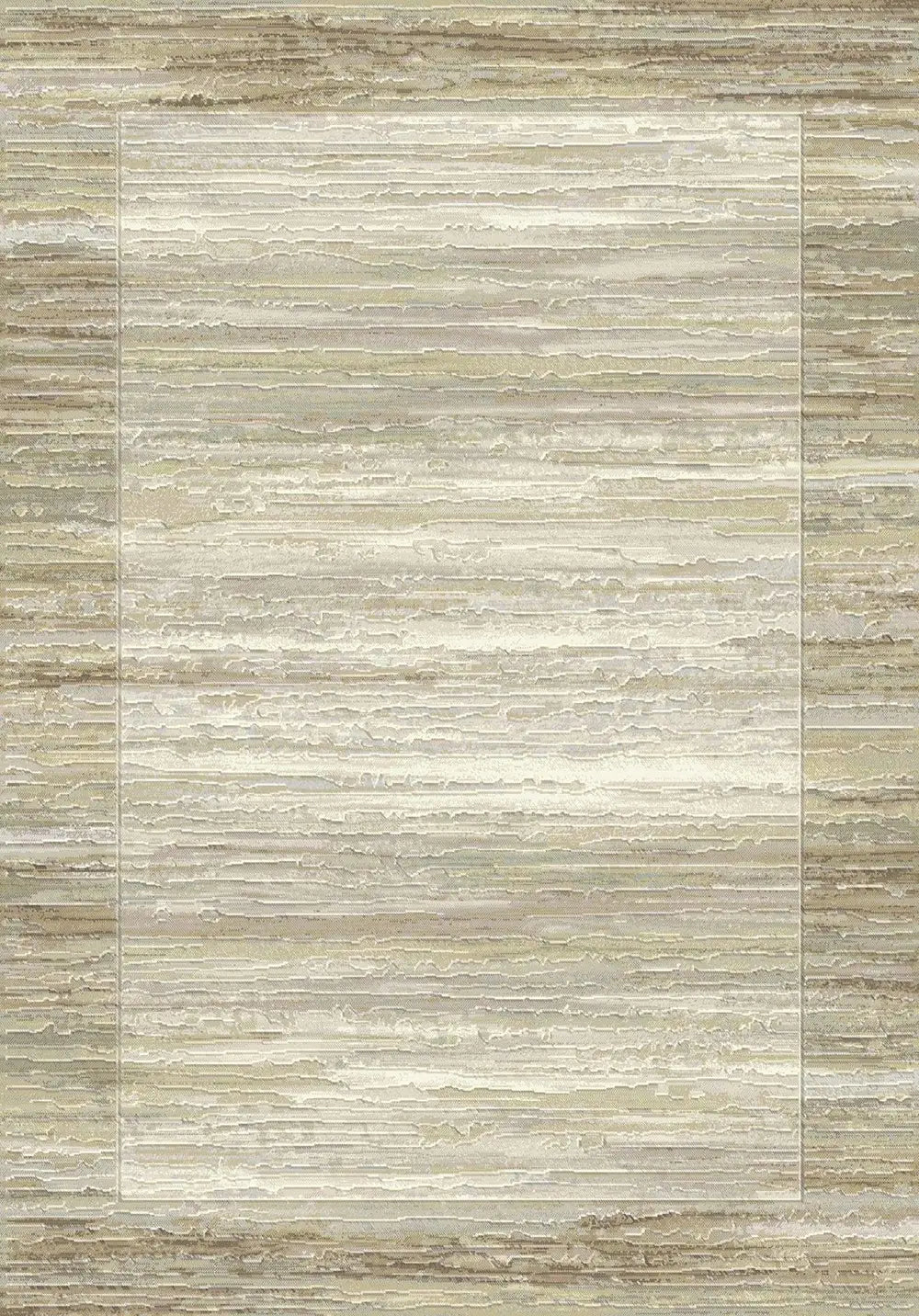 Galleria Cream/Beige Abstract Bordered Rug