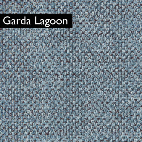 Kent Garda Fabric Upholstered Sofa - Garda Lagoon Fabric