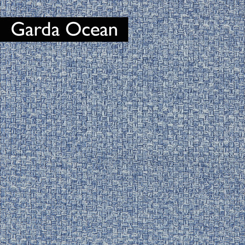 Kent Garda Fabric Upholstered Sofa - Garda Ocean Fabric