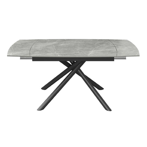 Georgio Matte Grey 120-180cm Ceramic Extending Dining Table