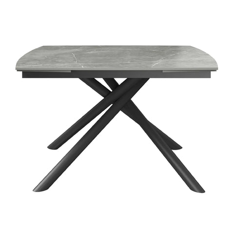 Georgio Matte Grey 120cm Ceramic Extending Dining Table