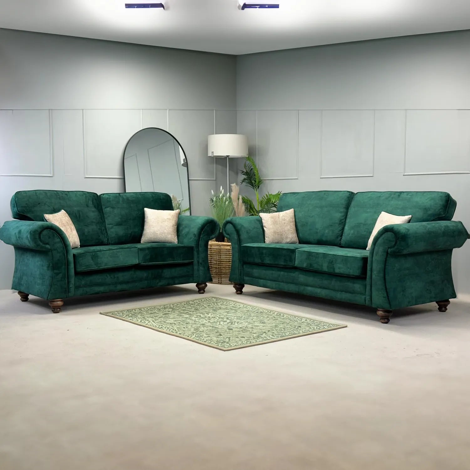 Montague Milano Fabric Upholstered 2 Seater Sofa