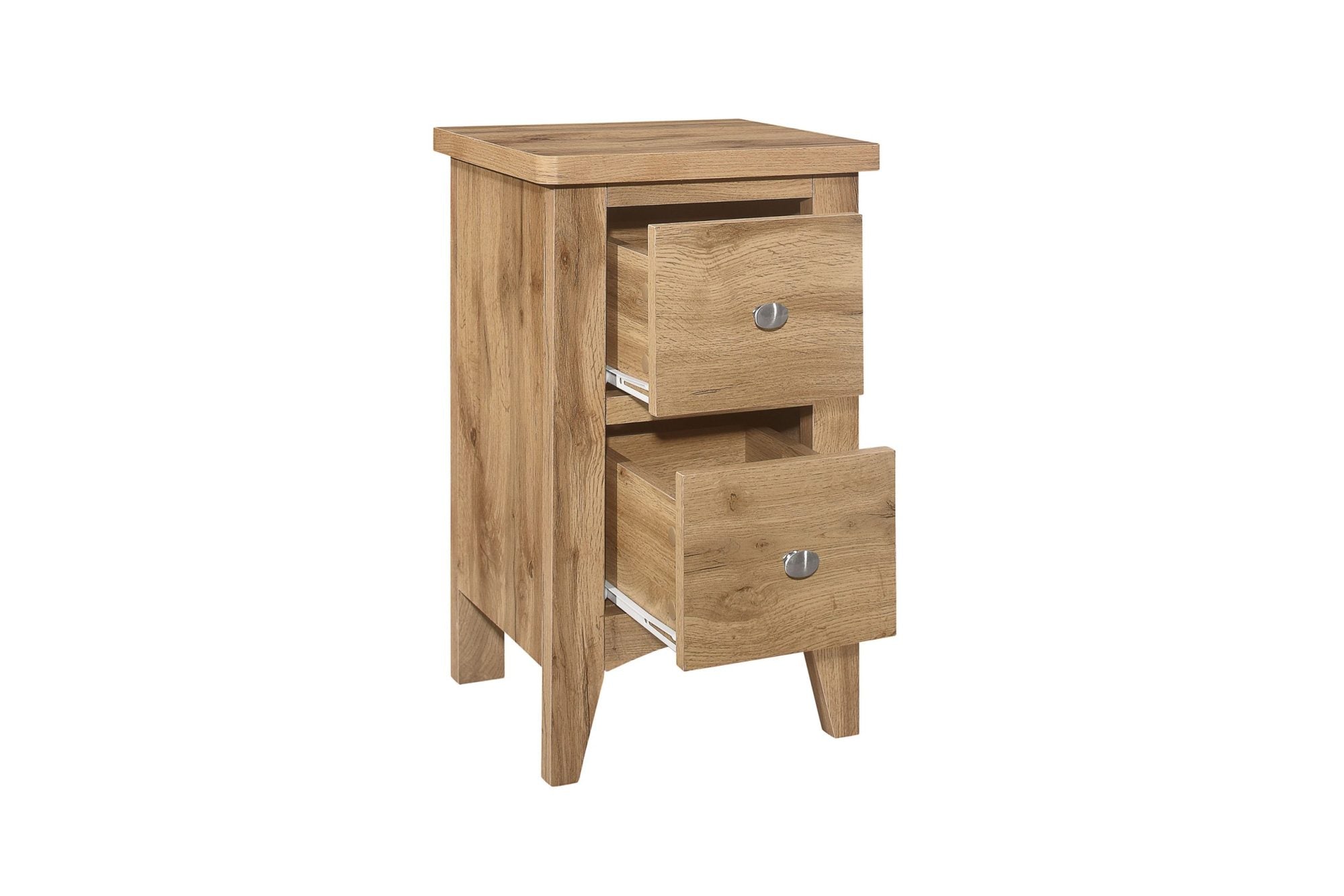 Havencrest 2 Drawer Bedside Oak - Pair