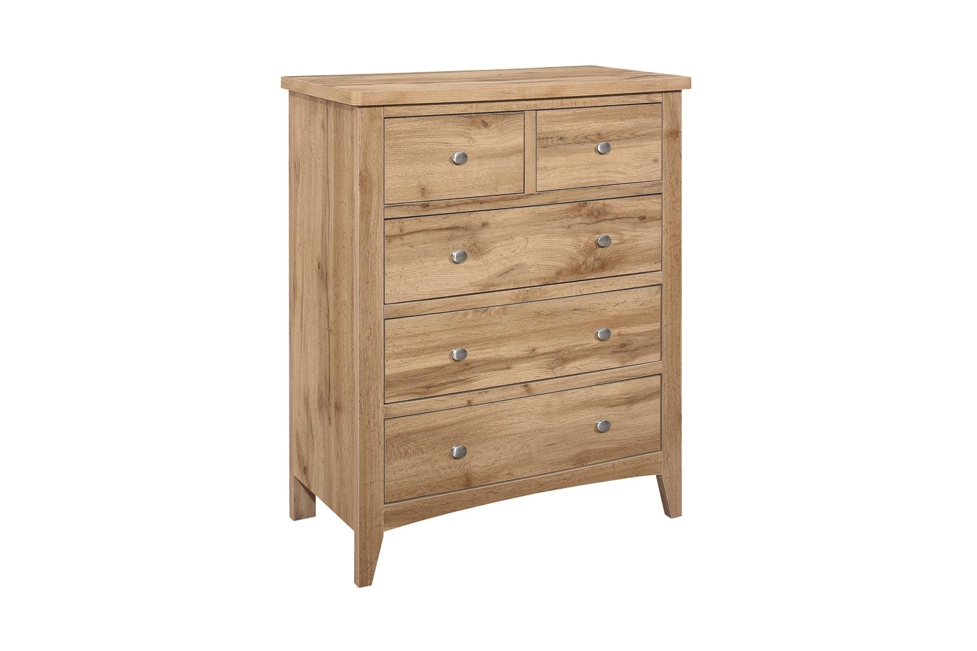 Havencrest 3+2 Drawer Chest Oak