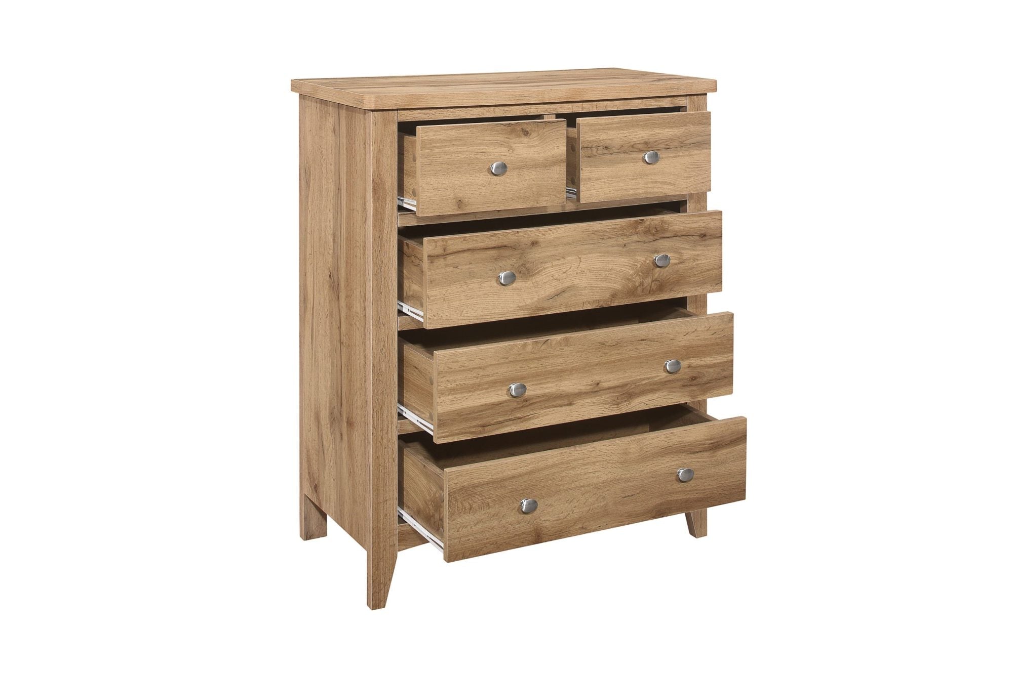 Havencrest 3+2 Drawer Chest Oak