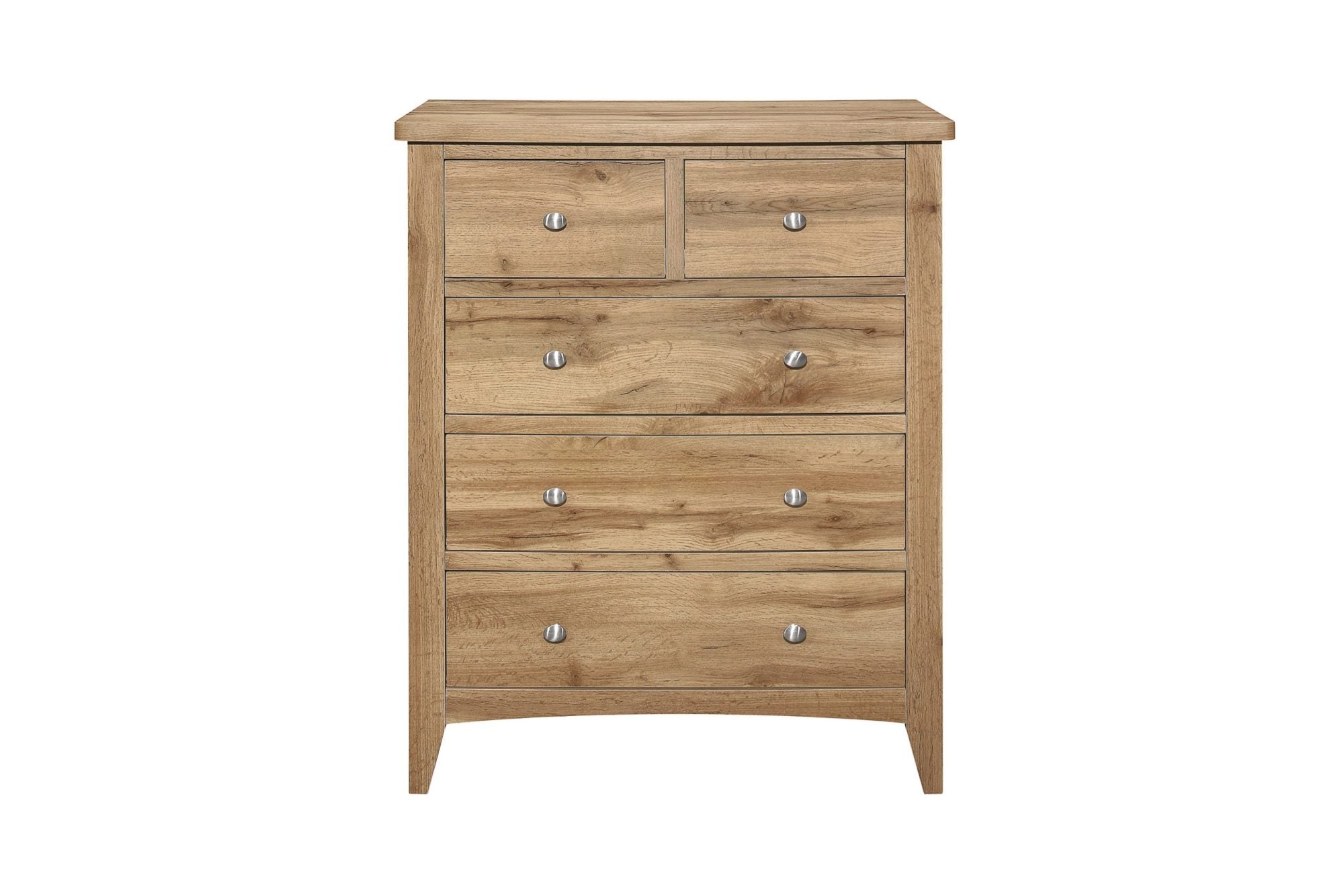 Havencrest 3+2 Drawer Chest Oak