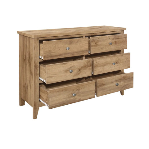 Havencrest 6 Drawer Chest Oak