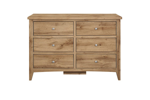 Havencrest 6 Drawer Chest Oak