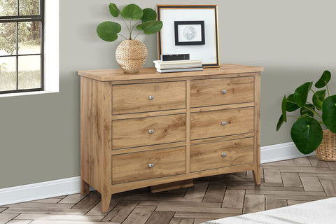 Havencrest 6 Drawer Chest Oak