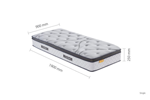 SleepSoul Heaven Mattress – A plush and supportive haven for a restful night's sleep, featuring 1000 pocket springs, coolgel layer, and a luxurious euro top. Endorsed by Which? as a Best Buy. Backed by a 10-year warranty for lasting comfort. Available Size, Single Mattress, Double Mattress, King Mattress, Super King Mattress, Box Up Mattress - Single Mattress Dimensions