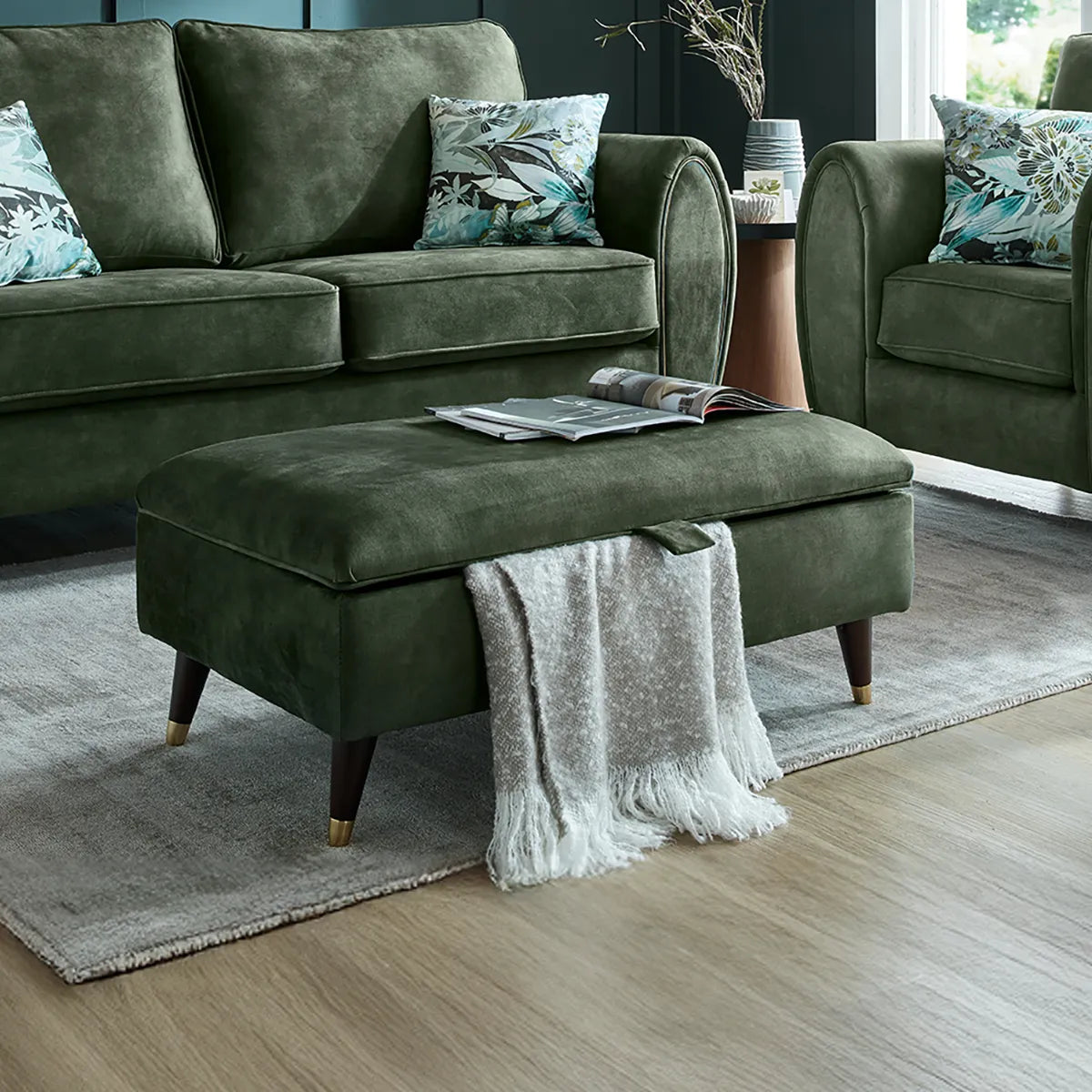 Hourglass Fabric Sofa Collection