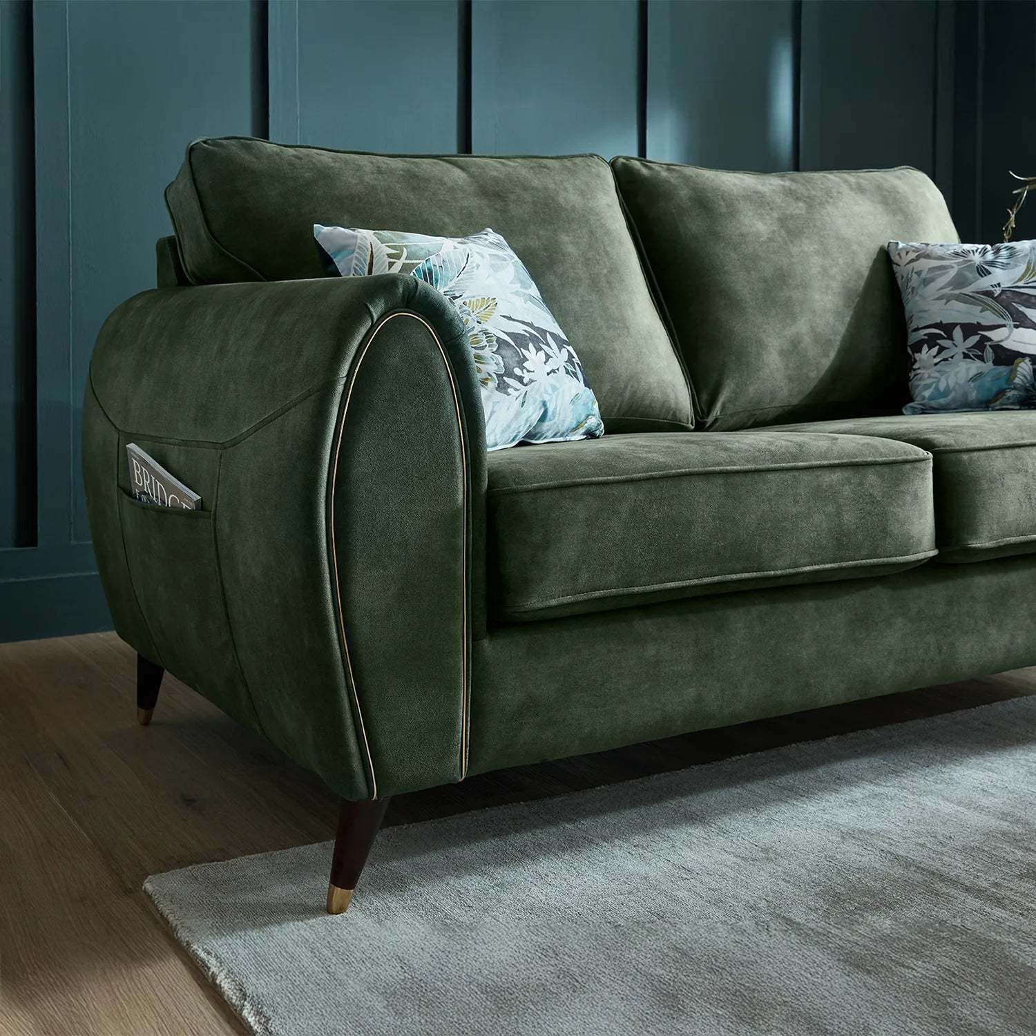 Hourglass Fabric Corner Sofa