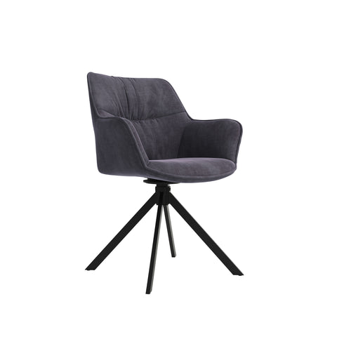 Marvel Set of 4 Graphite Dining Chairs