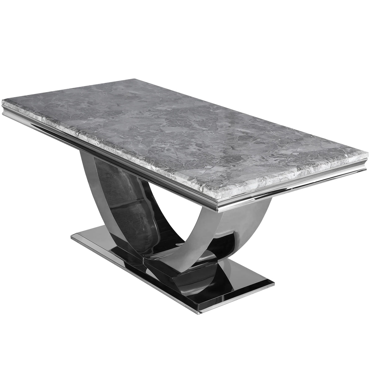 Grey Marble Dining Table