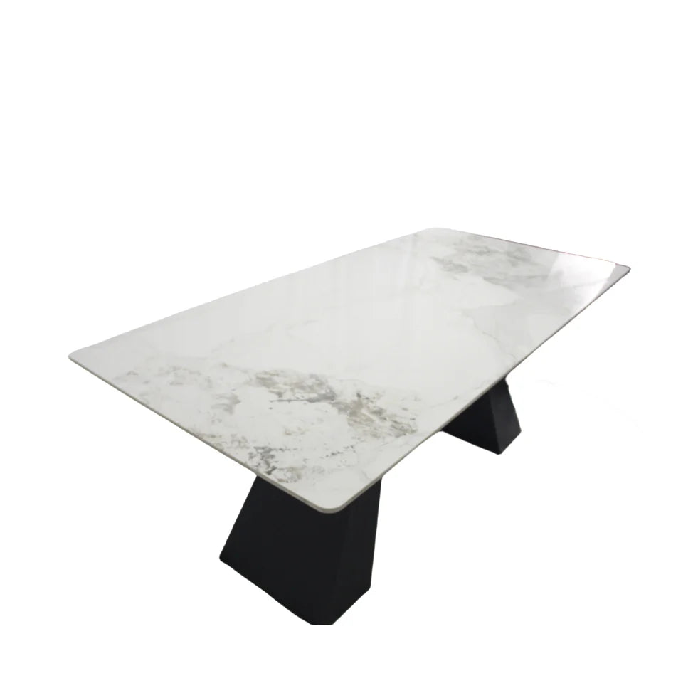 Casa 1.8M White Milan Ceramic Dining Table