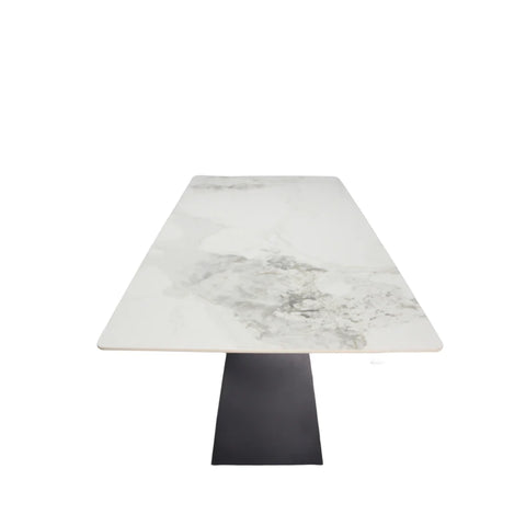 Casa 1.8M White Milan Ceramic Dining Table