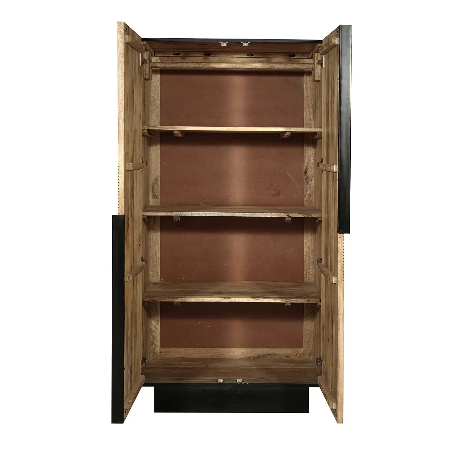 Iconic Designer Light Oak 2 Door Tall Cabinet