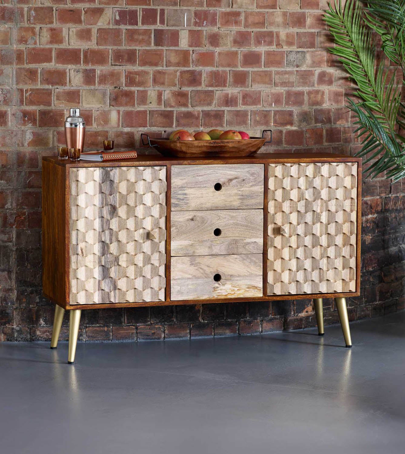 Igna 2 Doors 3 Drawers Sideboard